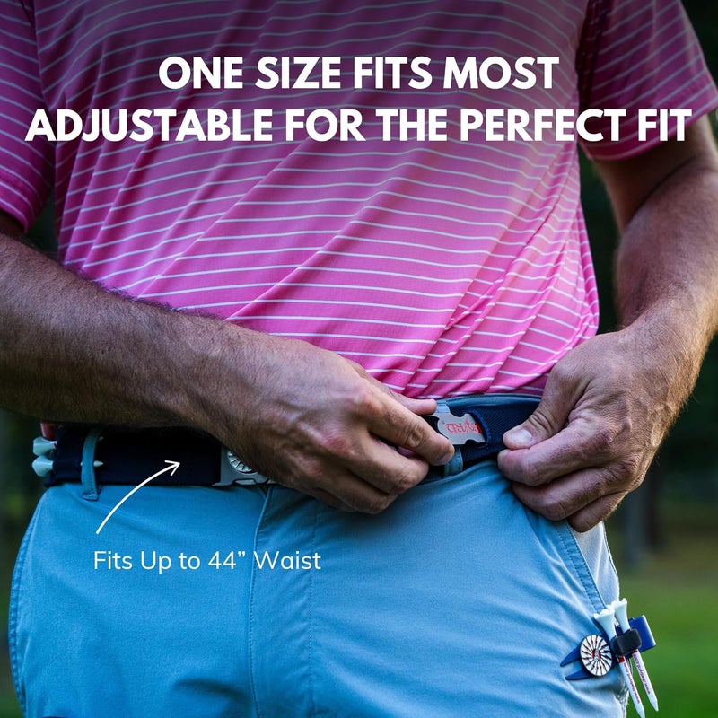 Byrd Belt - Reversible Golf Belt with Ball Marker, Tee Sheath & Divot Tool for Men - On & Off Course Adjustable up to 44” - Image 3
